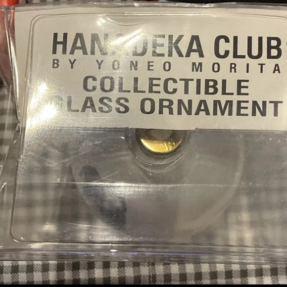 Boxer Glass Christmas Ornament Hanadeka Club By Yoneo Morita Holiday 2005 New - Picture 10 of 16